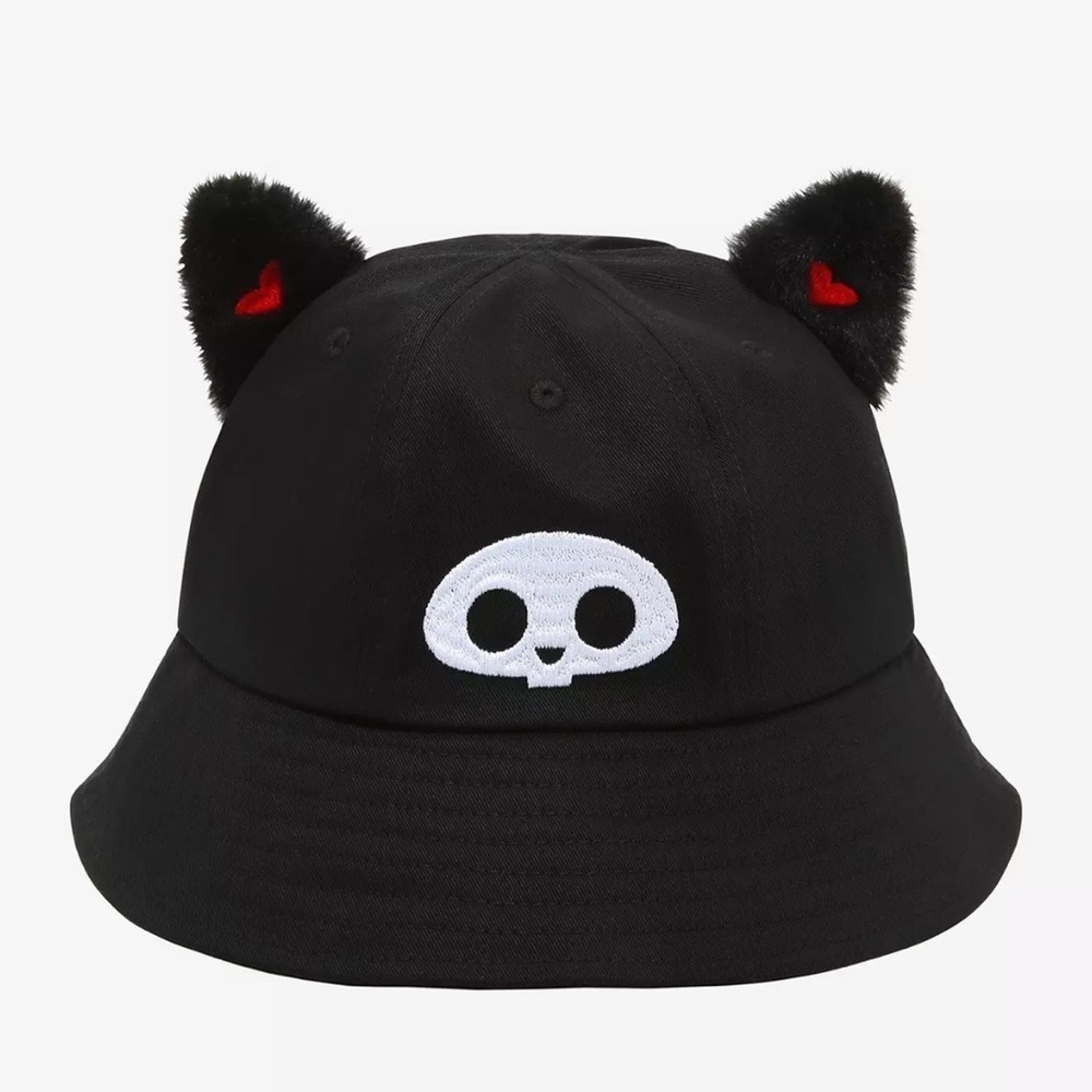 Skelanimals Kit 3D Ears Bucket Hat Black